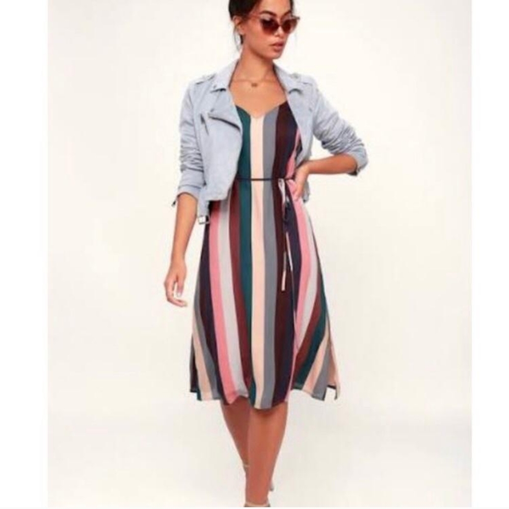Lulu's Striped Dress Size S